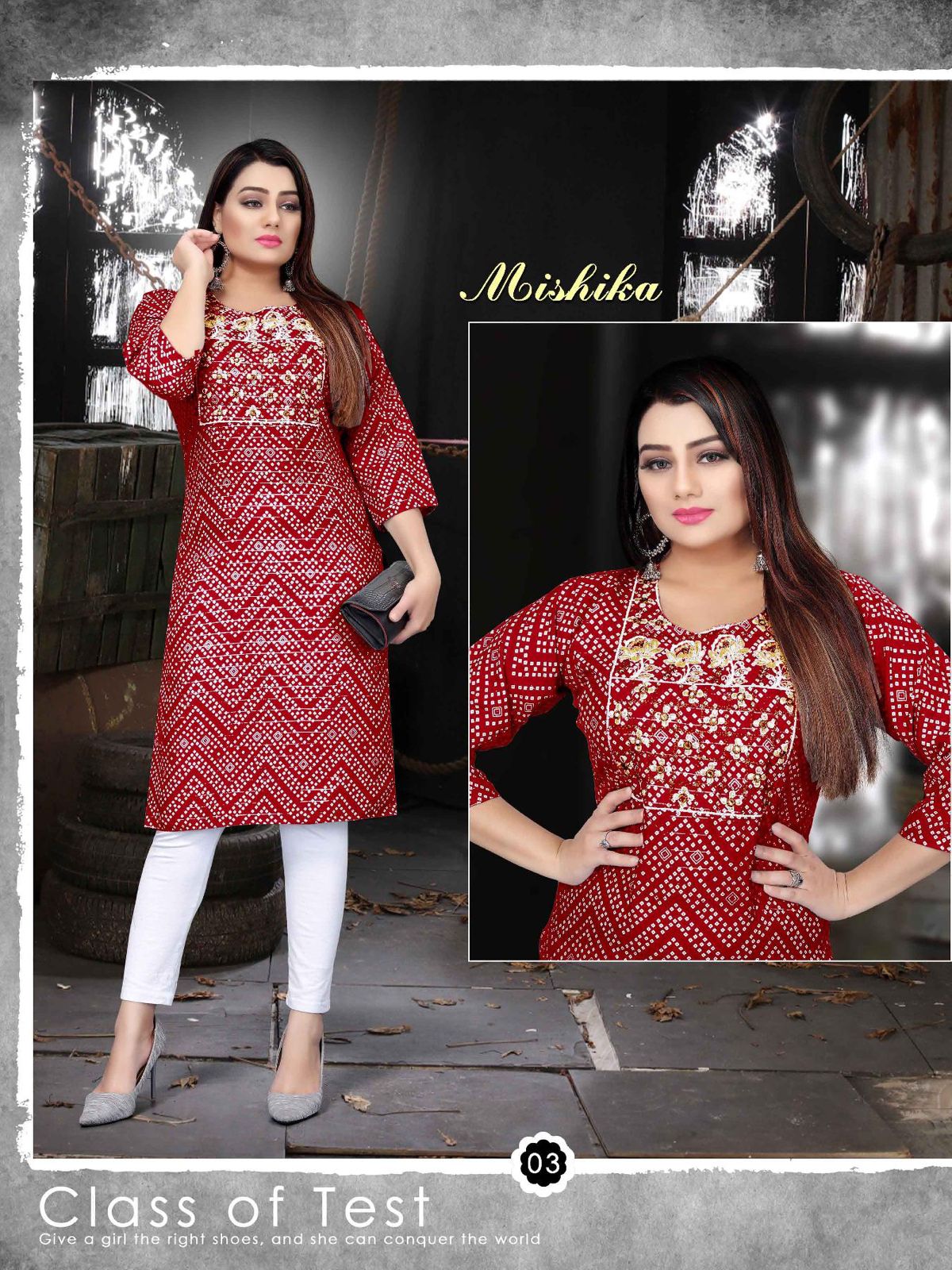 Aagya Mishika 3 Fancy Wear Wholesale Kurti Collection